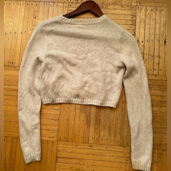 Cropped Garage pull over sweater - Picture 2 of 3